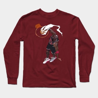 BASKETBALLART - JORDAN JUMP Long Sleeve T-Shirt